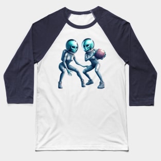 Alien Baskteball Baseball T-Shirt